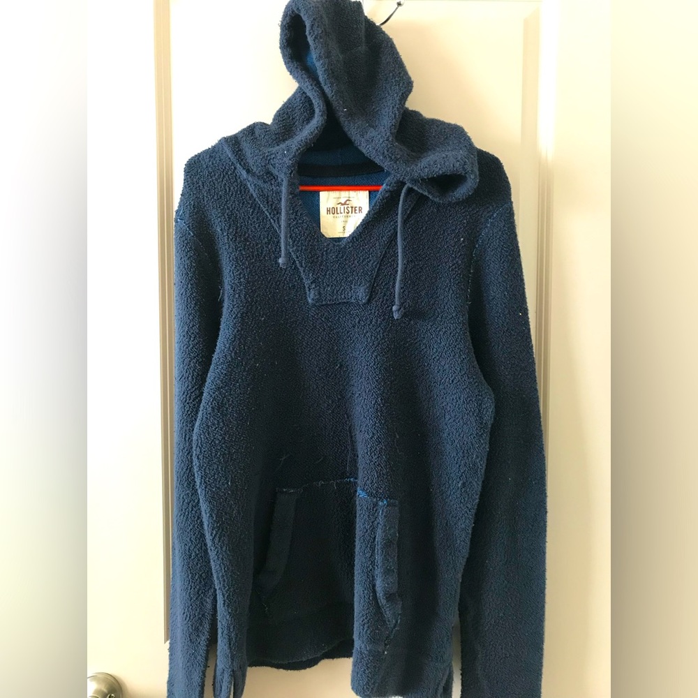 Hollister Fleece hoodie with oversized hood